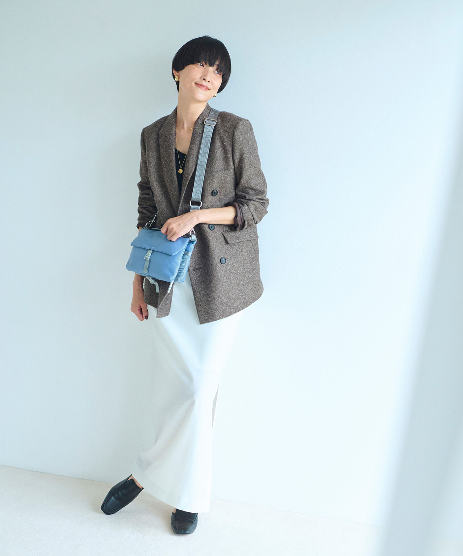 TOPKAPI BREATH「【Breath TOPKAPI】Freely フリーリー ナイロン ロゴテープ ショルダーバッグ / サコッシュ」|ショルダー・メッセンジャー|