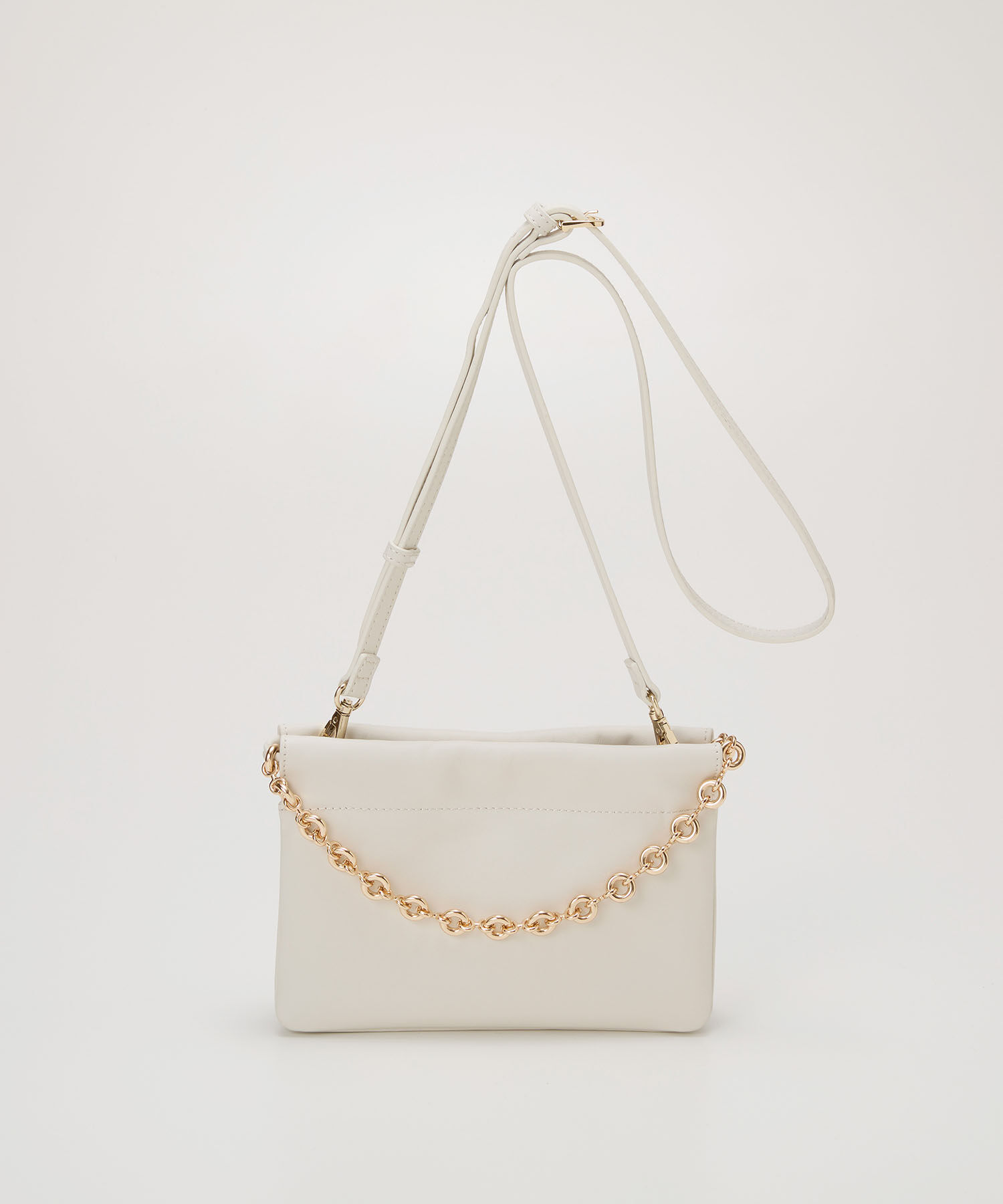 TOPKAPI TREASURE「【TREASURE TOPKAPI】スムース レザー チェーン付き スワローマチ ミニ ショルダー バッグ」|ショルダー・メッセンジャー|オフ