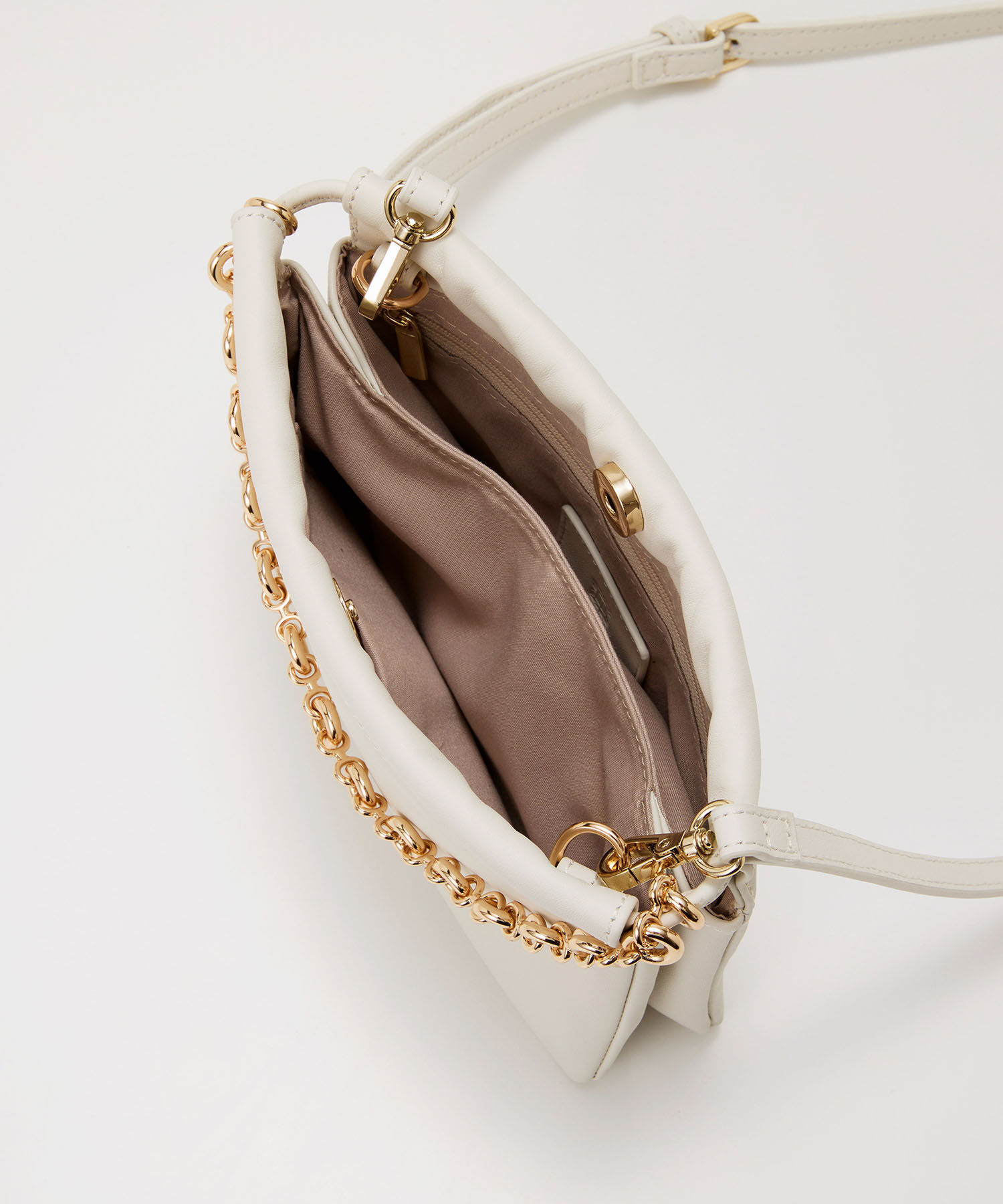 TOPKAPI TREASURE「【TREASURE TOPKAPI】スムース レザー チェーン付き スワローマチ ミニ ショルダー バッグ」|ショルダー・メッセンジャー|