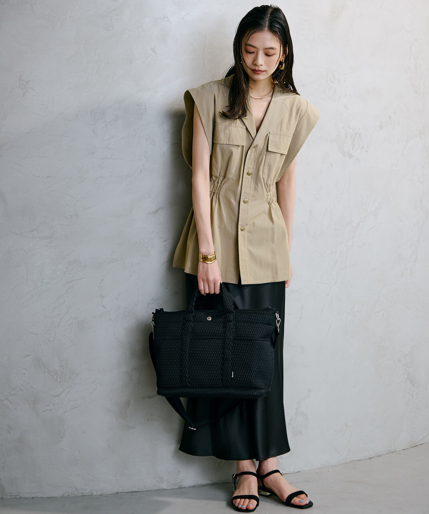 TOPKAPI TREASURE「【Breath TOPKAPI】ポリメッシュ ショルダー付き A4 トートバッグ」|トートバッグ|