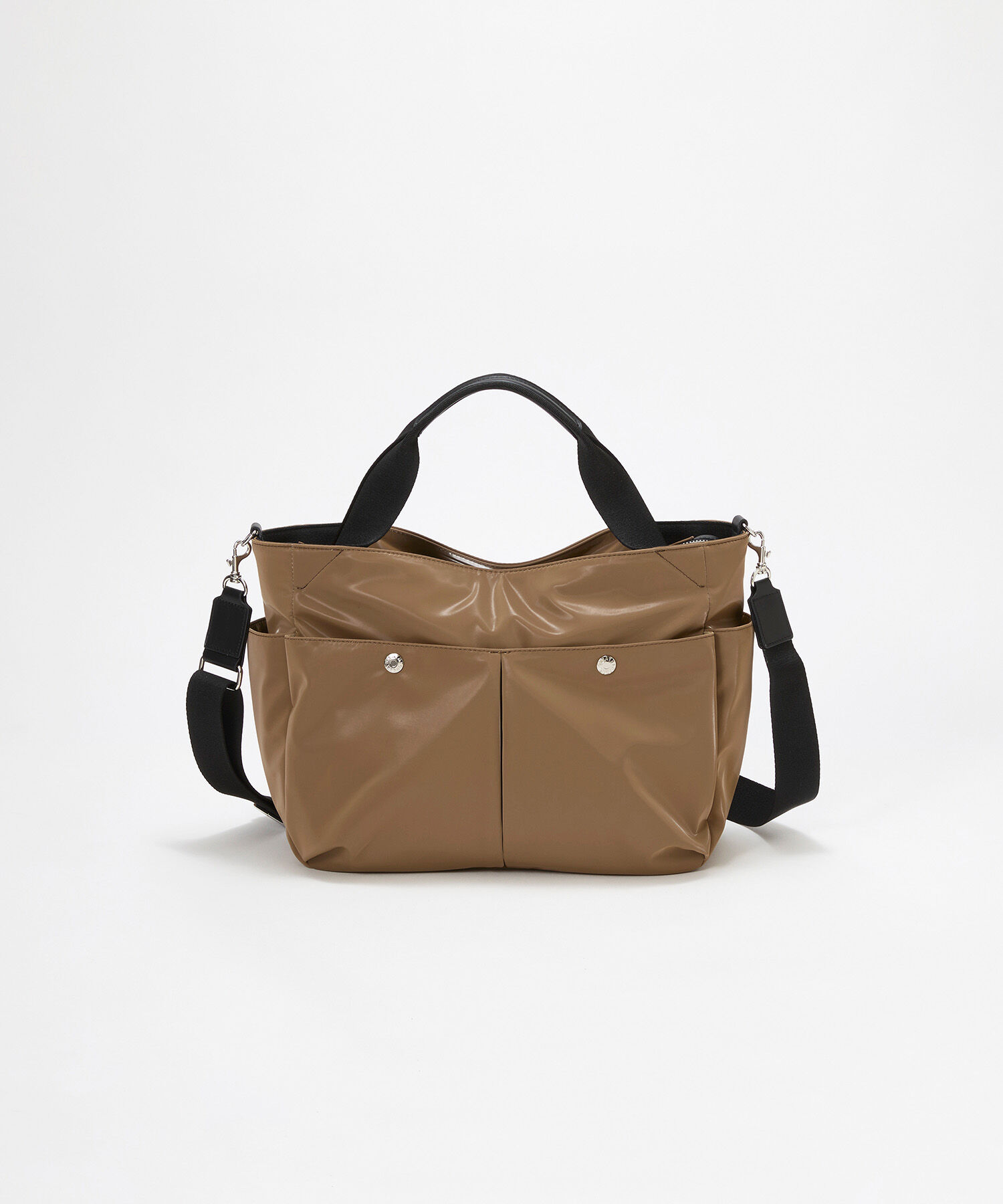 TOPKAPI BREATH「【Breath TOPKAPI】Train 防水ポリエステル ショルダー付き A4 トートバッグ / キャリー対応」|トートバッグ|