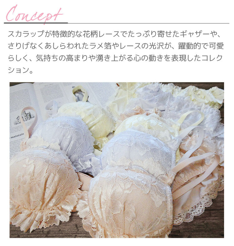 intesucre「アンテシュクレ らくしてキレイ ブラセット B-F/65-75 IBN365」|インナー|