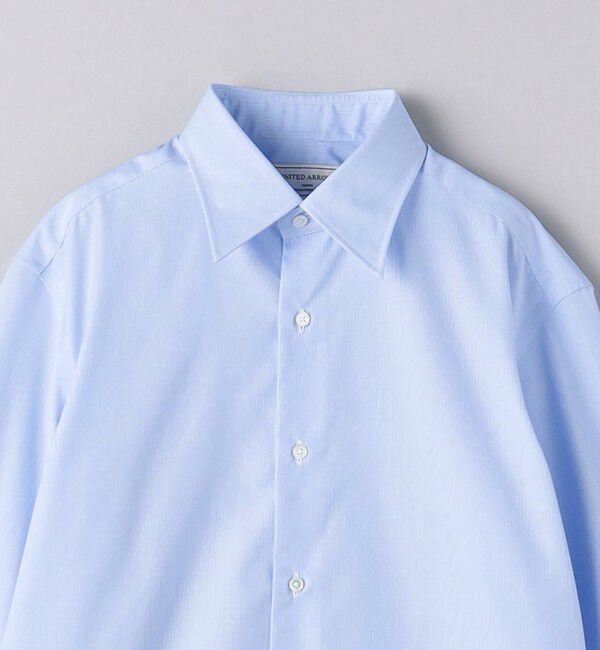 UNITED ARROWS「イージーケア AG ピンストライプ レギュラーシャツ -抗菌防臭-」|シャツ・ブラウス|
