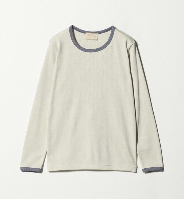 UNITED ARROWS「リブ バイカラー パイピング カットソー」|Tシャツ・カットソー|