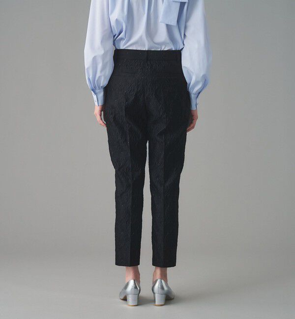 UNITED ARROWS「GISHA 2トーン ジャガード パンツ」|スラックス|