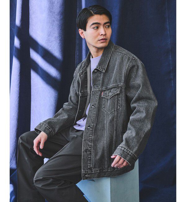 UNITED ARROWS green label relaxing「【別注】＜Levi's(R)＞GLR リラックス フィット トラッカー デニムジャケット」|デニムジャケット|