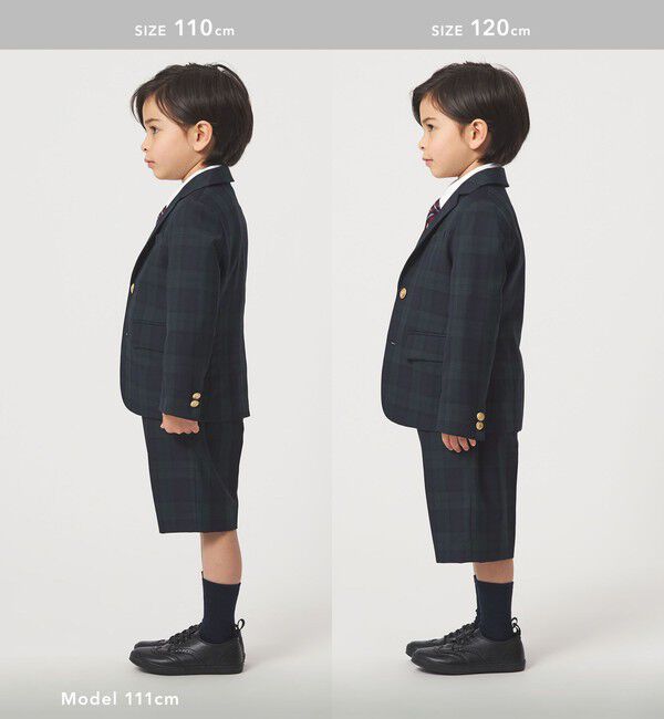 UNITED ARROWS green label relaxing「TRW ブラックウォッチ ショートパンツ / キッズ 110cm-130cm」|スーツ|