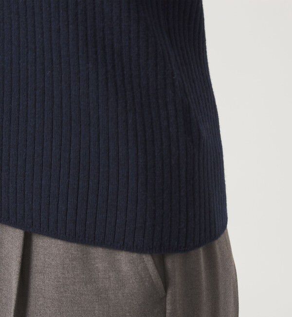 UNITED ARROWS green label relaxing「【WEB限定】＜at ease＞バイカラー クルーネック プルオーバー ニット」|ニット・セーター|