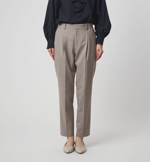 UNITED ARROWS green label relaxing「［size SHORT/TALLあり］カチリラ テーパードパンツ ウォッシャブル ストレッチ」|スラックス|