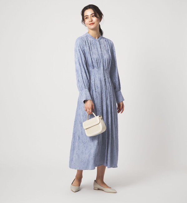 UNITED ARROWS green label relaxing「ジャガード ウエスト タック ワンピース 3」|ワンピース|