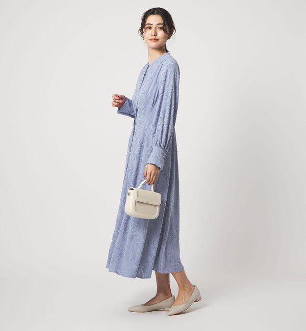 UNITED ARROWS green label relaxing「ジャガード ウエスト タック ワンピース 3」|ワンピース|