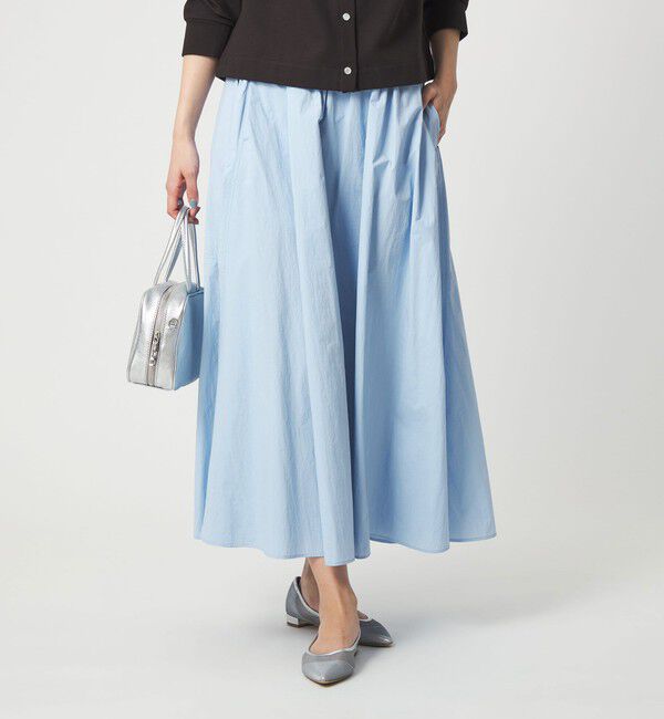 UNITED ARROWS green label relaxing「ギャザー フレア スカート」|フレア|