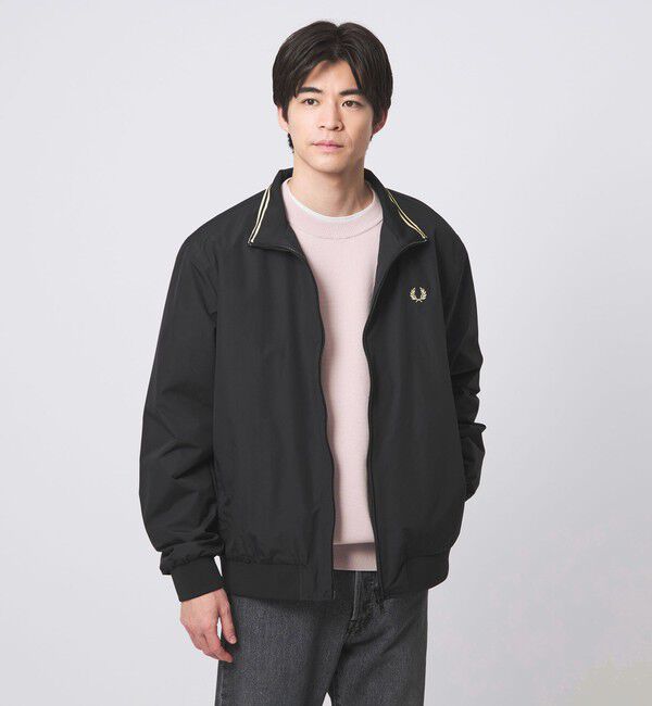 UNITED ARROWS green label relaxing「＜FRED PERRY＞THE BRENTHAM ジャケット」|ブルゾン・スタジャン|BLACK