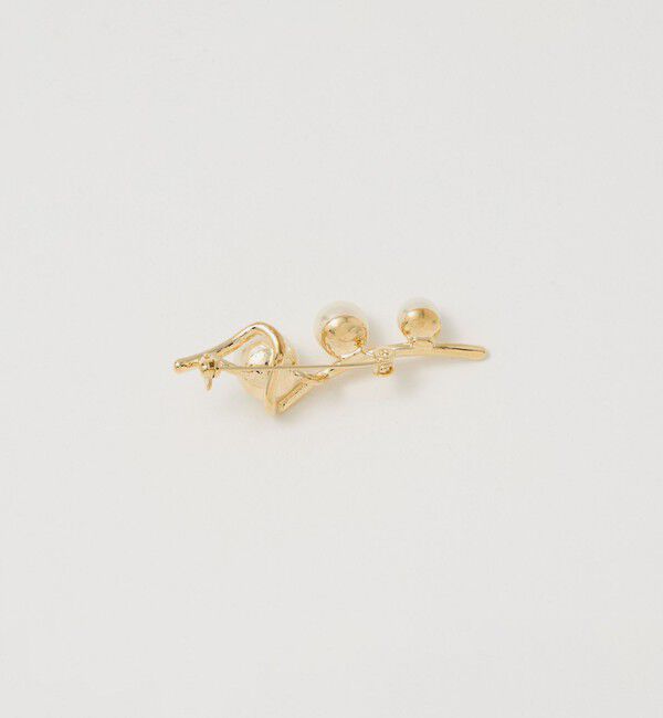 UNITED ARROWS green label relaxing「フェイクパール＆バー ブローチ」|ブローチ・コサージュ|