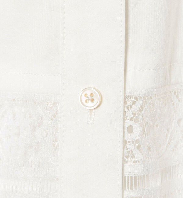 EMMEL REFINES「＜EMMEL REFINES＞EM レース レイヤー シャツ」|シャツ・ブラウス|