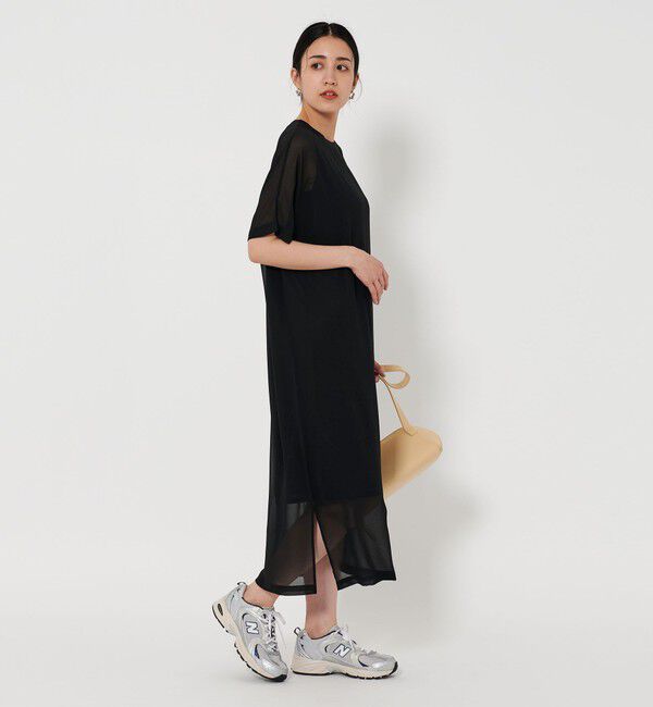 BEAUTY&YOUTH UNITED ARROWS「シフォンレイヤード ドルマンスリーブ ワンピース 」|ワンピース|