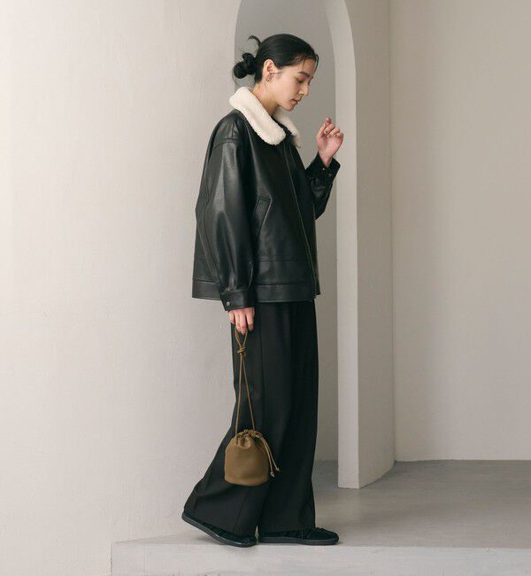 BEAUTY&YOUTH UNITED ARROWS「【WEB限定】レザーライク 2WAYブルゾン」|ブルゾン・スタジャン|