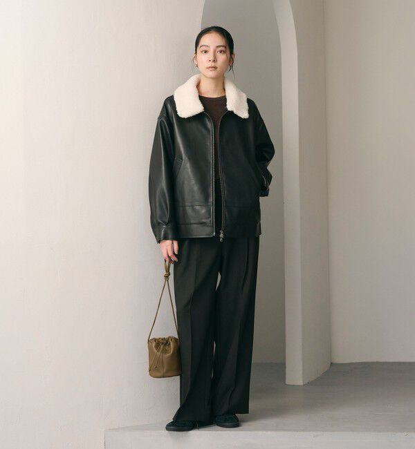 BEAUTY&YOUTH UNITED ARROWS「【WEB限定】レザーライク 2WAYブルゾン」|ブルゾン・スタジャン|