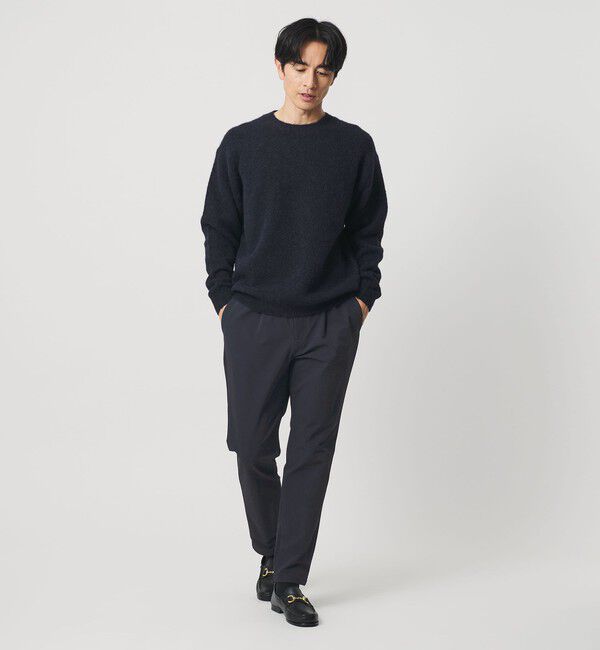 BEAUTY&YOUTH UNITED ARROWS「ダブルクロス 4WAY ナイロン 1プリーツ イージーパンツ NO.5」|チノ|