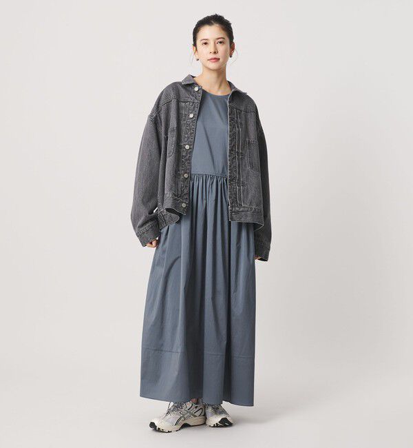 BEAUTY&YOUTH UNITED ARROWS「ポリエステル ギャザーフレアワンピース」|ワンピース|