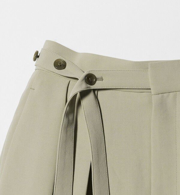 BEAUTY&YOUTH UNITED ARROWS「ボタンベルト タック スカート ウォッシャブル 防シワ」|スカート|