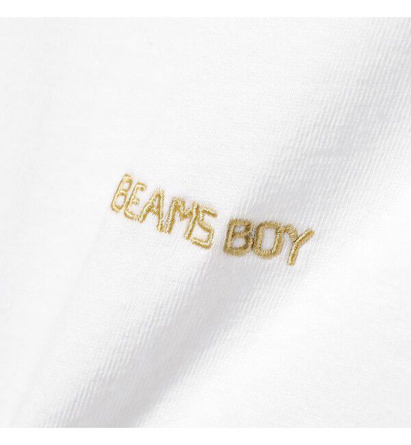 BEAMSBOY「ボーイ エンブロイダリー クルー Tシャツ」|Tシャツ・カットソー|