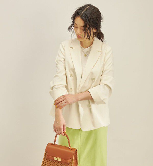 SHIPS for women「コットン リネン オックス ダブル ジャケット」|その他|