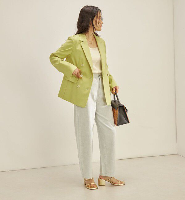 SHIPS for women「コットン リネン オックス ダブル ジャケット」|その他|