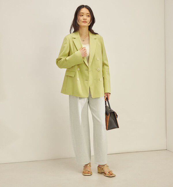 SHIPS for women「コットン リネン オックス ダブル ジャケット」|その他|