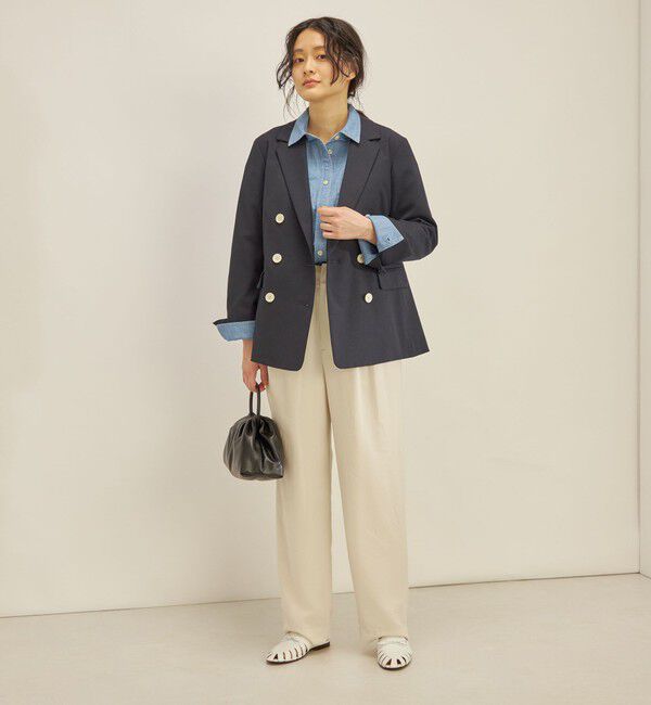 SHIPS for women「コットン リネン オックス ダブル ジャケット」|その他|