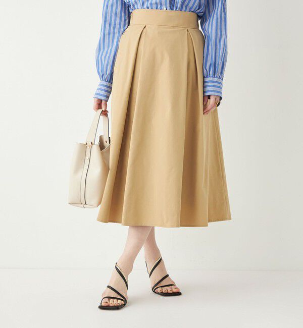 SHIPS Colors 「SHIPS Colors:〈洗濯機可能〉カラー タック スカート4」|フレア|