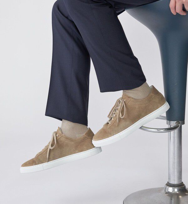 SHIPS「【SHIPS別注】PIEVE: カーフ スウェード レザー スニーカー」|スニーカー|