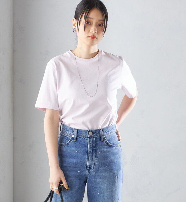 SHIPS for women「〈手洗い可能〉ベーシック TEE」|Tシャツ・カットソー|