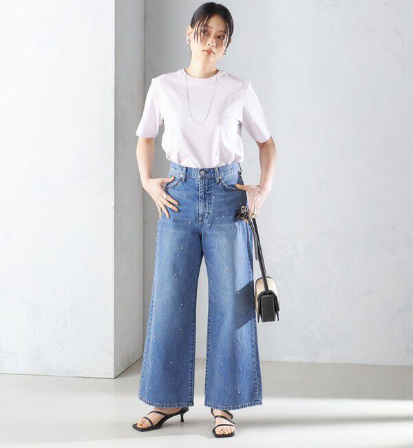 SHIPS for women「〈手洗い可能〉ベーシック TEE」|Tシャツ・カットソー|