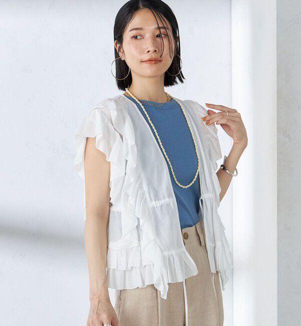 SHIPS for women「【SHIPS別注】onit:〈洗濯機可能〉アメリカンスリーブ タンクトップ」|タンクトップ|