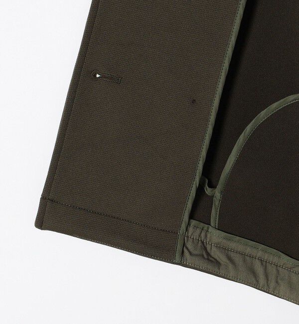 quaranciel「quaranciel:〈洗濯機可能〉ダブルジャージー ノーカラー コンパクト ジャケット」|ノーカラージャケット|