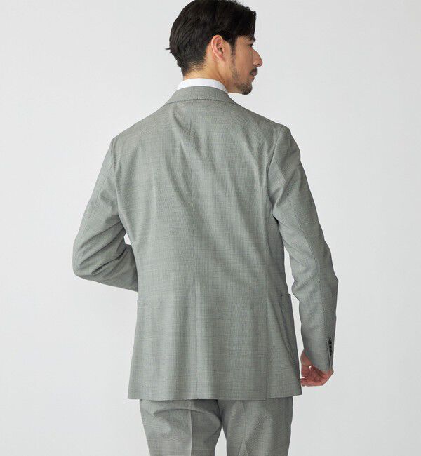 SHIPS「SHIPS:〈セットアップ対応〉ウォッシャブル セットアップ ハウンドトゥース ジャケット」|テーラードジャケット|