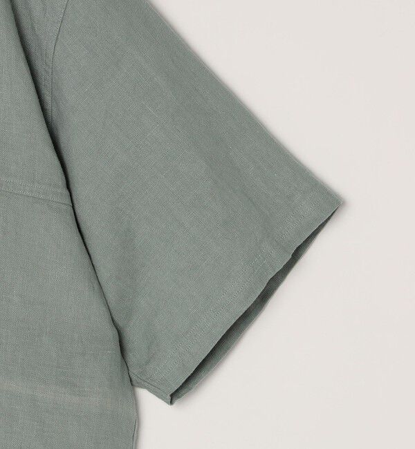 SHIPS any「SHIPS any:〈洗濯機可能〉NOVELTEX リネン オープンカラーシャツ(セットアップ対応)◇」|シャツ・ブラウス|