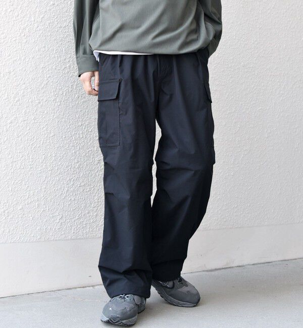 SHIPS any「SHIPS any:〈洗濯機可能〉スマート ワイド イージー カーゴ パンツ◆」|カーゴ|