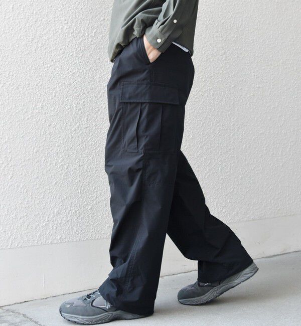 SHIPS any「SHIPS any:〈洗濯機可能〉スマート ワイド イージー カーゴ パンツ◆」|カーゴ|