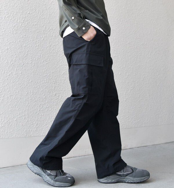 SHIPS any「SHIPS any:〈洗濯機可能〉スマート ワイド イージー カーゴ パンツ◆」|カーゴ|