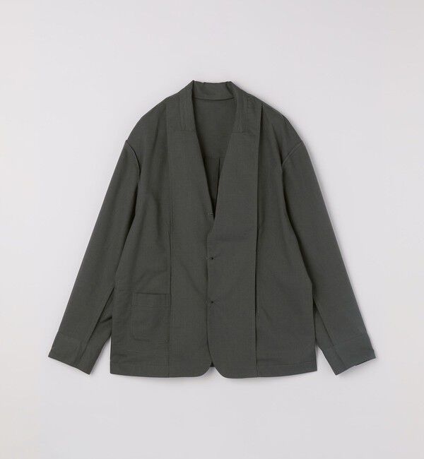 SHIPS any「SHIPS any:〈接触冷感/遮熱等〉ハイブリッドリネン リラックス ジャケット (セットアップ対応)25SS◇」|テーラードジャケット|