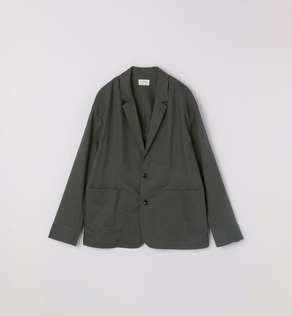 SHIPS any「SHIPS any:〈接触冷感/遮熱等〉ハイブリッドリネン リラックス ジャケット (セットアップ対応)25SS◇」|テーラードジャケット|