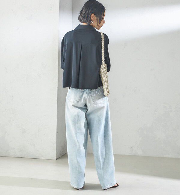 SHIPS for women「〈手洗い可能〉オープン カラー シャツ ジャケット」|シャツ・ブラウス|