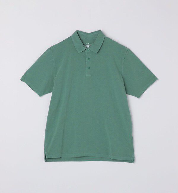 SHIPS「Alan Paine: コットン フェード ジャージー ポロシャツ」|ポロシャツ|ライム