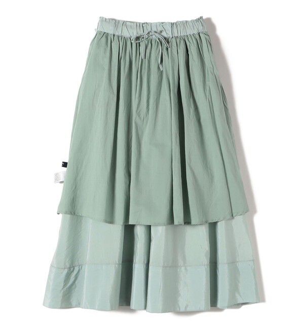 SHIPS Colors 「SHIPS Colors:〈手洗い可能〉キュプラ コットン ギャザー スカート」|フレア|