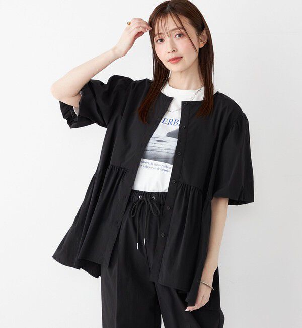 SHIPS Colors 「SHIPS Colors:〈接触冷感・UVカット・撥水〉マルチファンクション 羽織 シャツ◇」|シャツ・ブラウス|