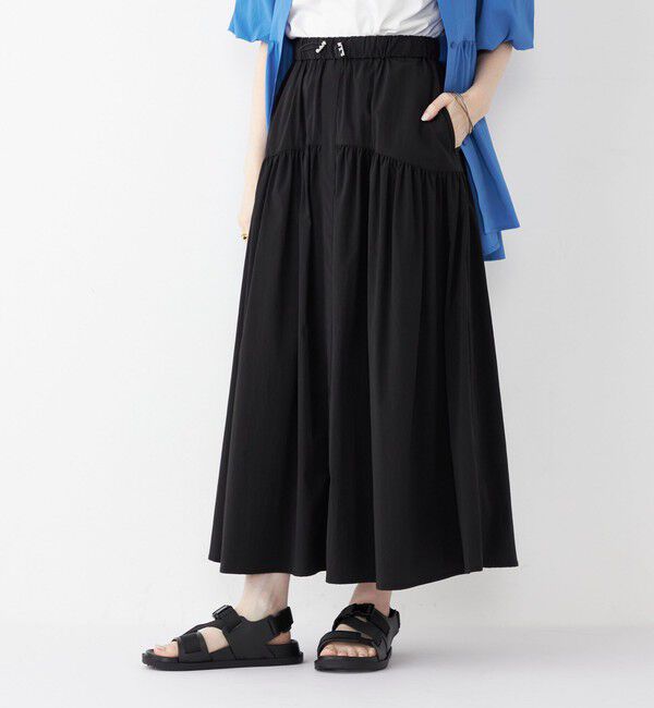 SHIPS Colors 「SHIPS Colors:〈接触冷感・UVカット・撥水〉マルチファンクション フレアスカート◇」|フレア|
