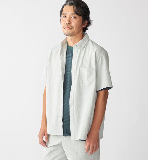 SHIPS「SHIPS: NETPLUS(R) ショートスリーブ シャツ」|シャツ・ブラウス|