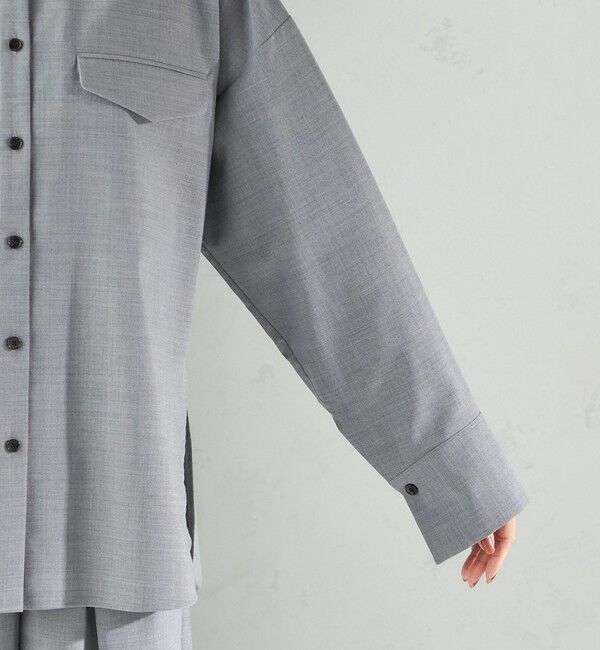 SHIPS for women「《予約》〈手洗い可能〉トロピカル ポケット シャツ（セットアップ対応）」|シャツ・ブラウス|